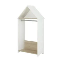 Tête De Lit Cabane Blanc/Bois - CIEL -Sominova Soldes Boutique tete de lit et pont de lit 17627457