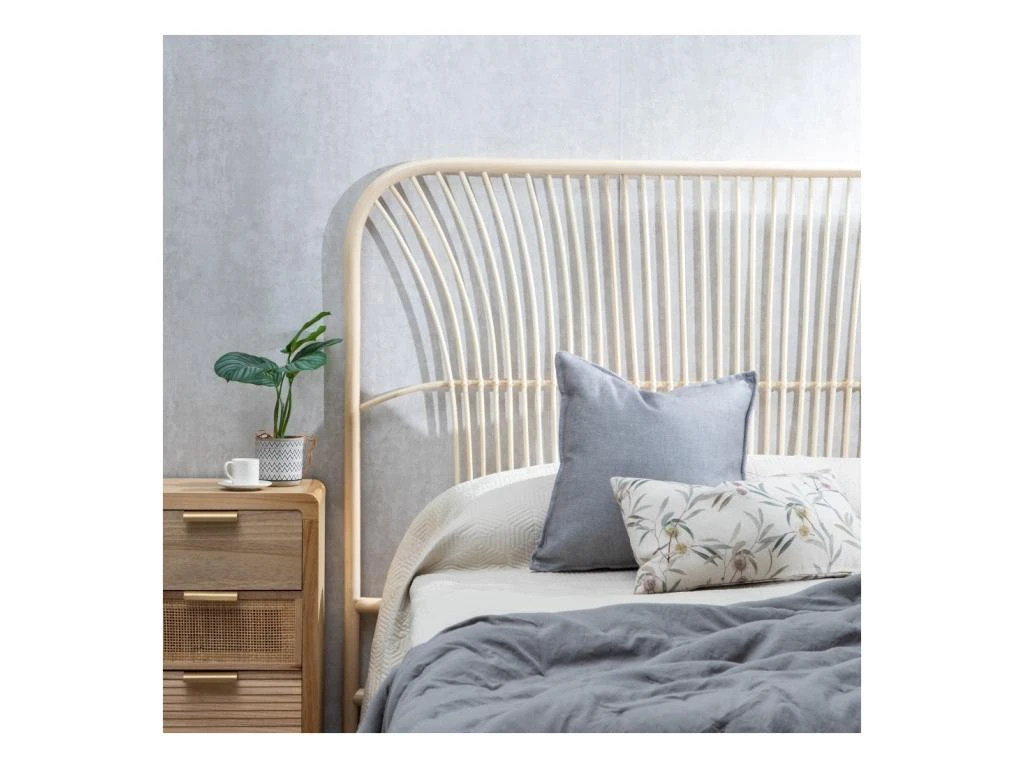 Tête De Lit 160 Cm Rotin Naturel N°5 - JOHANNIE 4 Tête De Lit 160 Cm Rotin Naturel N°5 - JOHANNIE – Image 2