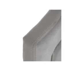 Tête De Lit Capitonnée 160 Cm Velours Gris- MAILLA -Sominova Soldes Boutique tete de lit et pont de lit 17627611