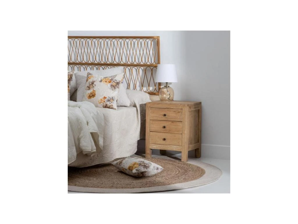 Tête De Lit Rectangulaire 160 Cm Rotin/Bois - JUANA 4 Tête De Lit Rectangulaire 160 Cm Rotin/Bois - JUANA – Image 2