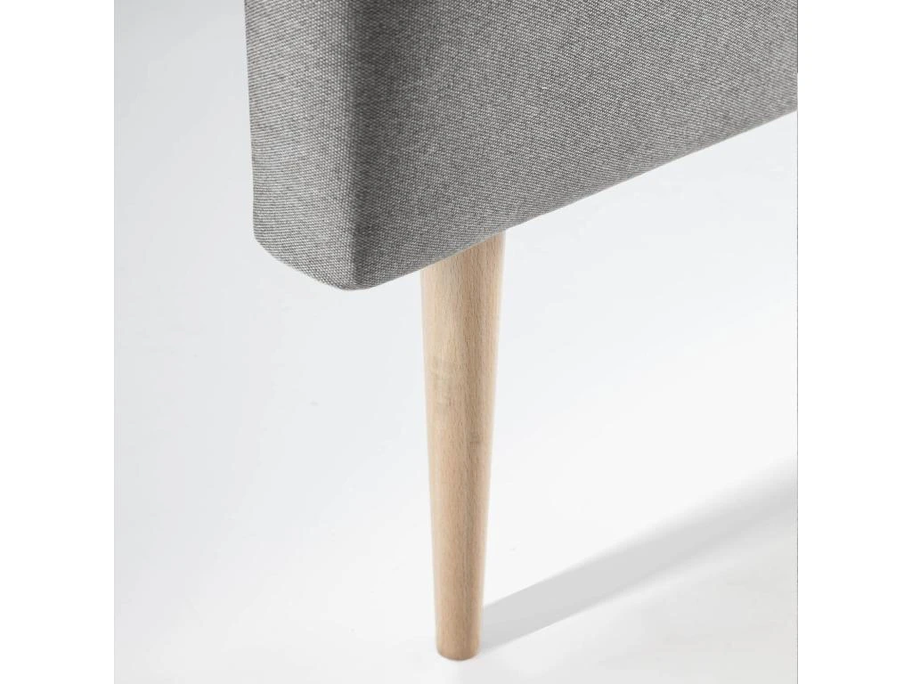 Tête De Lit Oslo 160x100 Cm, Capitonnée Tissu Grey 5 Tête De Lit Oslo 160x100 Cm, Capitonnée Tissu Grey – Image 3