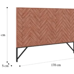 Tête De Lit 170 Cm - Bois D'acacia Et Métal - Naturel Et Noir - VEDILA 11 Tête De Lit 170 Cm - Bois D'acacia Et Métal - Naturel Et Noir - VEDILA -Sominova Soldes Boutique tete de lit et pont de lit 18619765