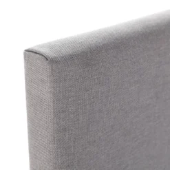 Tête De Lit Aura Recouverte De Tissu Gris Clair 140x60 Cm -Sominova Soldes Boutique tete de lit et pont de lit 18813489