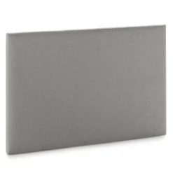 Tête De Lit Aura Recouverte De Tissu Gris Clair 90x60 Cm