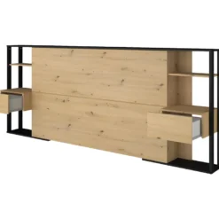 Tête De Lit Avec Niches Et Chevets Pour Lit 140/160 Morpheus -Sominova Soldes Boutique tete de lit et pont de lit 18852361