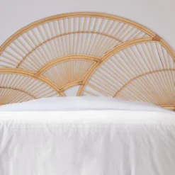 Tête De Lit 160 Cm - Rotin - Naturel - EFELA -Sominova Soldes Boutique tete de lit et pont de lit 19224519