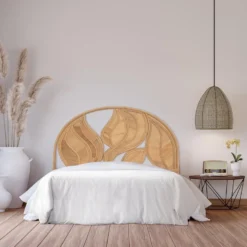 Tête De Lit 160 Cm - Rotin - Naturel - FLERIO