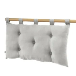 OUREA - Coussin De Tête De Lit Avec Passants 50x80cm Gaze De Coton Nuage