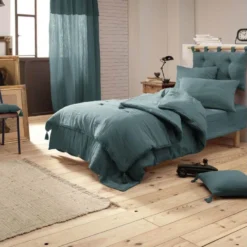 OUREA - Coussin De Tête De Lit Avec Passants 50x80cm Gaze De Coton Canard 7 OUREA - Coussin De Tête De Lit Avec Passants 50x80cm Gaze De Coton Canard -Sominova Soldes Boutique tete de lit et pont de lit 19783937