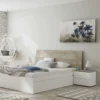 Tête De Lit Avec Chevets Chêne Et Blanc - HISI -Sominova Soldes Boutique tete de lit et pont de lit 20003015