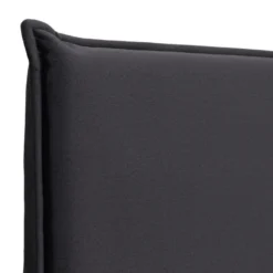 Tête De Lit 160 Cm - Velours - Gris Anthracite - AMBRILIA -Sominova Soldes Boutique tete de lit et pont de lit 20020683