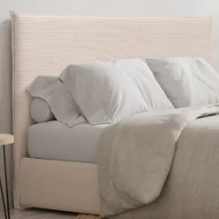 Tête De Lit 160 Cm - Velours Côtelé - Beige - AMBRILIA 10 Tête De Lit 160 Cm - Velours Côtelé - Beige - AMBRILIA -Sominova Soldes Boutique tete de lit et pont de lit 20021239