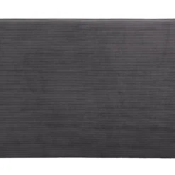 Tête De Lit 160 Cm - Velours Côtelé - Gris Anthracite - AMBRILIA -Sominova Soldes Boutique tete de lit et pont de lit 20021273