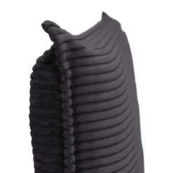 Tête De Lit 160 Cm - Velours Côtelé - Gris Anthracite - AMBRILIA -Sominova Soldes Boutique tete de lit et pont de lit 20021281