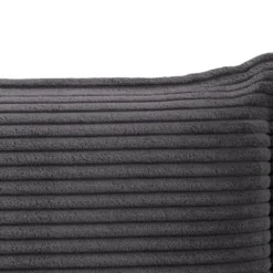 Tête De Lit 180 Cm - Velours Côtelé - Gris Anthracite - AMBRILIA -Sominova Soldes Boutique tete de lit et pont de lit 20021305