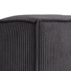 Tête De Lit 220 Cm - Velours Côtelé - Gris Anthracite - TIMANO De Pascal Morabito -Sominova Soldes Boutique tete de lit et pont de lit 20126033