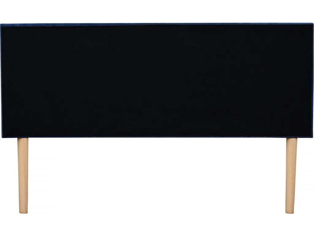 Tête De Lit Capitonnée En Velours "Lya" - 140 X 100 Cm -Bleu Foncé 6 Tête De Lit Capitonnée En Velours "Lya" - 140 X 100 Cm -Bleu Foncé – Image 4