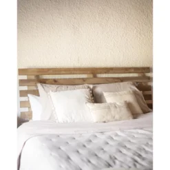 Tête De Lit Bruma Chêne Foncé 200x73cm -Sominova Soldes Boutique tete de lit et pont de lit 20928317