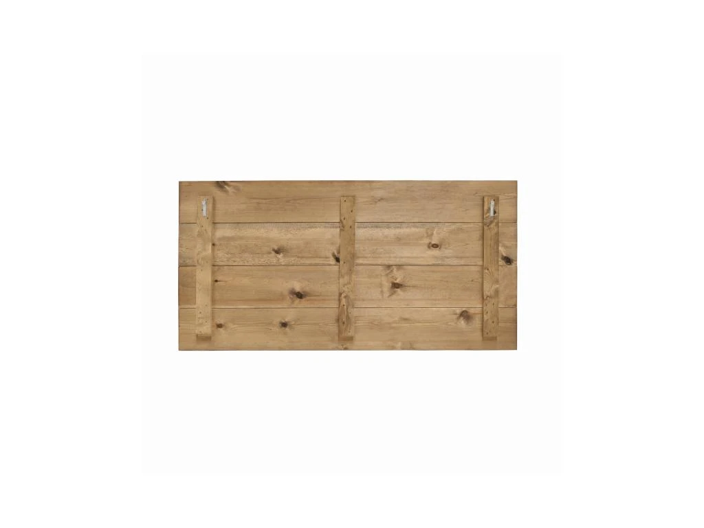 Tête De Lit En Bois Flandes Chêne Foncé 200x80cm 9 Tête De Lit En Bois Flandes Chêne Foncé 200x80cm – Image 7