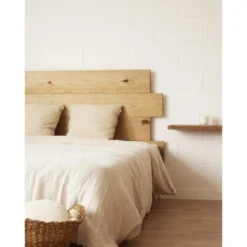 Tête De Lit En Bois Flandes III Chêne Foncé 180x80cm 9 Tête De Lit En Bois Flandes III Chêne Foncé 180x80cm -Sominova Soldes Boutique tete de lit et pont de lit 20928851