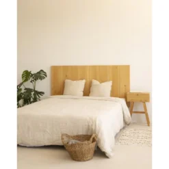 Tête De Lit En Bois Flandes II Olivier 200x80 Cm 11 Tête De Lit En Bois Flandes II Olivier 200x80 Cm -Sominova Soldes Boutique tete de lit et pont de lit 20928919