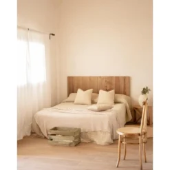 Tête De Lit En Bois Flandes II Chêne Foncé 160x80cm -Sominova Soldes Boutique tete de lit et pont de lit 20929121