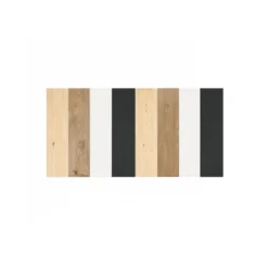 Tête De Lit En Bois Combinée à L'ardoise 120x60cm