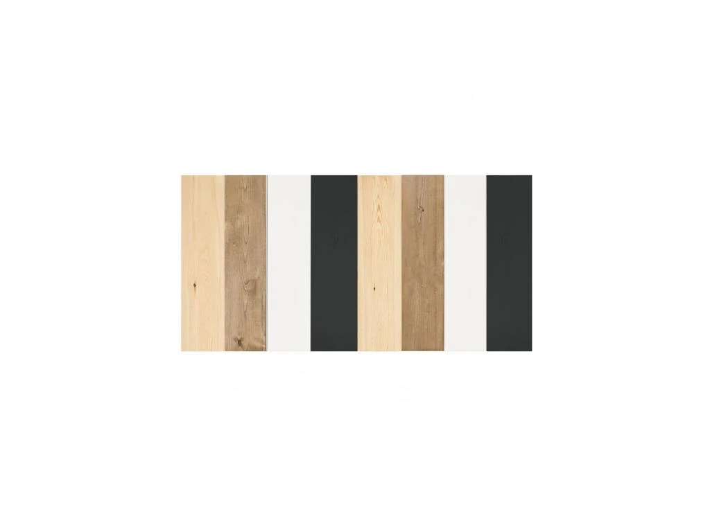 Tête De Lit En Bois Combinée à L'ardoise 120x60cm 3 Tête De Lit En Bois Combinée à L'ardoise 120x60cm