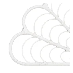 Tête De Lit 160 Cm Rotin/Blanc- ALMINIA 10 Tête De Lit 160 Cm Rotin/Blanc- ALMINIA -Sominova Soldes Boutique tete de lit et pont de lit 20939673