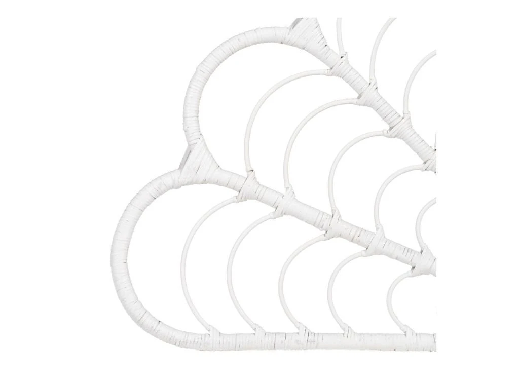 Tête De Lit 160 Cm Rotin/Blanc- ALMINIA 5 Tête De Lit 160 Cm Rotin/Blanc- ALMINIA – Image 3