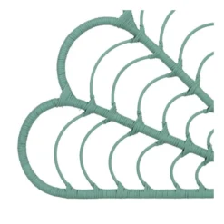 Tête De Lit 160 Cm Rotin/Vert - ALMINIA -Sominova Soldes Boutique tete de lit et pont de lit 20939685