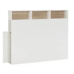 Tête De Lit Zeus 145 Cm Blanc, 2 Portes 9 Trous -Sominova Soldes Boutique tete de lit et pont de lit 20981713