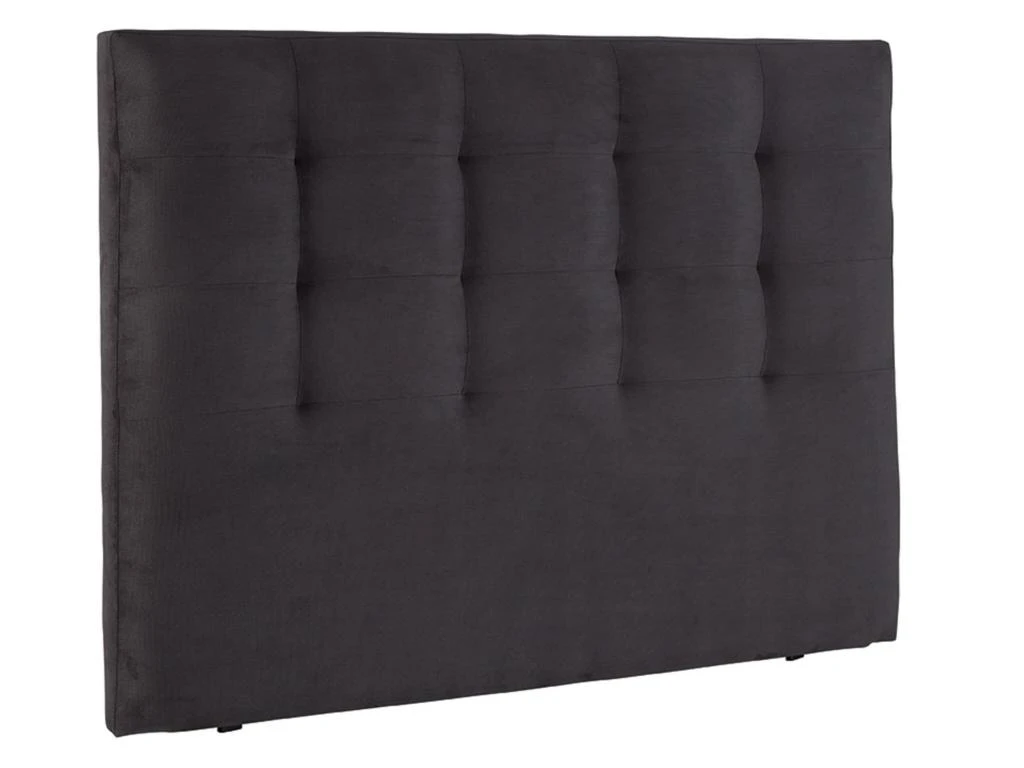 Tête De Lit Déco Telica Velours Anthracite 200 - Bultex 4 Tête De Lit Déco Telica Velours Anthracite 200 - Bultex – Image 2