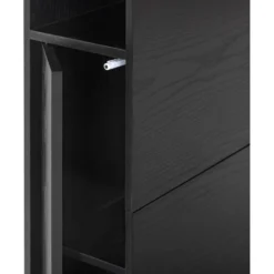 Tête De Lit Zeus 165 Cm Noirs, 2 Portes 9 Trous -Sominova Soldes Boutique tete de lit et pont de lit 22156899