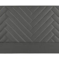 Tête De Lit 170 Cm - Velours - Gris - SUKIALI -Sominova Soldes Boutique tete de lit et pont de lit 492643