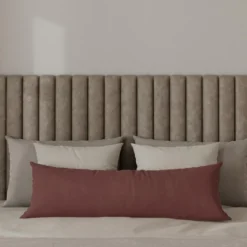 Tête De Lit Coutures Verticales - 170cm - Tissu - Beige - SARAH -Sominova Soldes Boutique tete de lit et pont de lit 505743