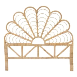 Tête De Lit 140 Cm - Rotin - Naturel - FLOSIA -Sominova Soldes Boutique tete de lit et pont de lit 512611