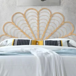 Tête De Lit 160 Cm - Rotin - Naturel - FLOSIA -Sominova Soldes Boutique tete de lit et pont de lit 513159