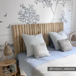 Tête De Lit 170 Cm - Branches De Teck - Naturel - LITTORAL II 13 Tête De Lit 170 Cm - Branches De Teck - Naturel - LITTORAL II -Sominova Soldes Boutique tete de lit et pont de lit 8739839