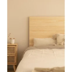 Tête De Lit En Bois Naturel 105x80cm 11 Tête De Lit En Bois Naturel 105x80cm -Sominova Soldes Boutique tete de lit et pont de lit 8827787