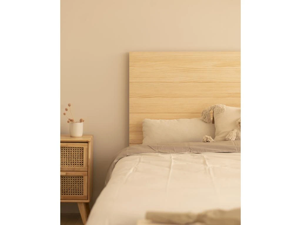 Tête De Lit En Bois Naturel 105x80cm 5 Tête De Lit En Bois Naturel 105x80cm – Image 3