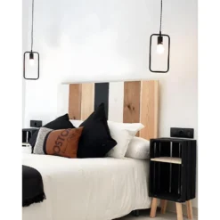 Tête De Lit En Bois Combinée à L'ardoise 100x60cm -Sominova Soldes Boutique tete de lit et pont de lit 8827925
