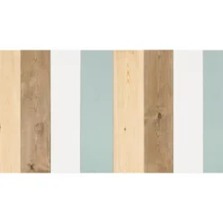 Tête De Lit En Bois Combiné Bleu-vert 140x80cm