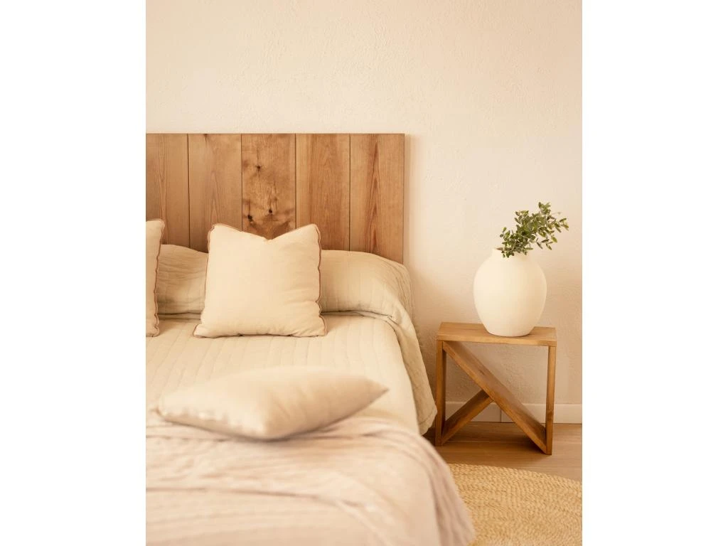 Tête De Lit En Bois Flandes II Chêne Foncé 80x60cm 8 Tête De Lit En Bois Flandes II Chêne Foncé 80x60cm – Image 6