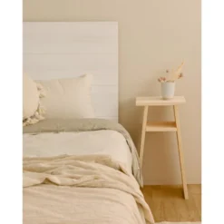 Tête De Lit En Bois Blanche Décapé 90x80cm 16 Tête De Lit En Bois Blanche Décapé 90x80cm -Sominova Soldes Boutique tete de lit et pont de lit 8829241