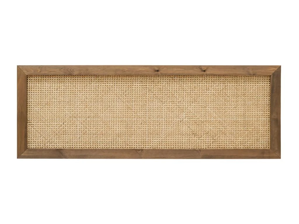 Tête De Lit Ellen Cannage Chêne Foncé 160x60cm 3 Tête De Lit Ellen Cannage Chêne Foncé 160x60cm