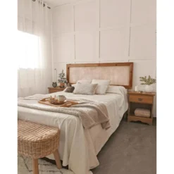 Tête De Lit Ellen Cannage Chêne Foncé 160x60cm 11 Tête De Lit Ellen Cannage Chêne Foncé 160x60cm -Sominova Soldes Boutique tete de lit et pont de lit 8829263