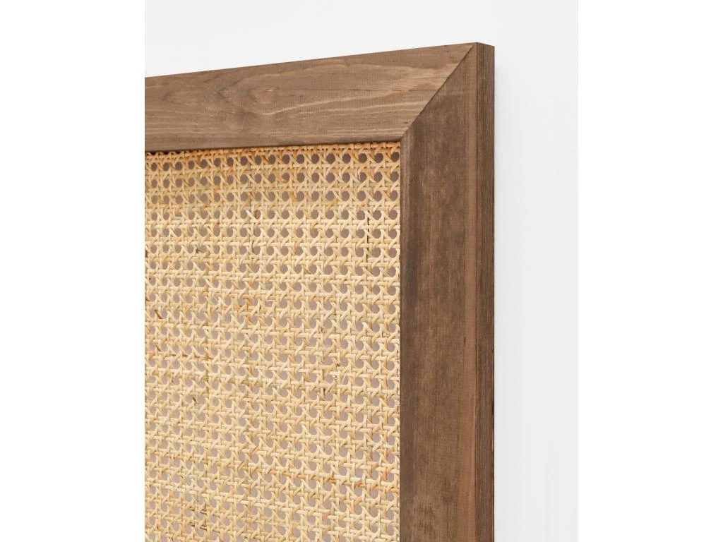 Tête De Lit Ellen Cannage Chêne Foncé 160x60cm 7 Tête De Lit Ellen Cannage Chêne Foncé 160x60cm – Image 5