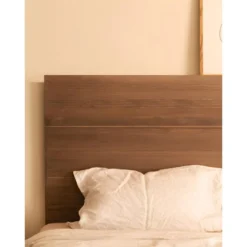 Tête De Lit En Bois Chêne Foncé 150x80cm 11 Tête De Lit En Bois Chêne Foncé 150x80cm -Sominova Soldes Boutique tete de lit et pont de lit 8829563