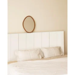 Tête De Lit En Bois Flandes II Blanc 80x60cm -Sominova Soldes Boutique tete de lit et pont de lit 8829775